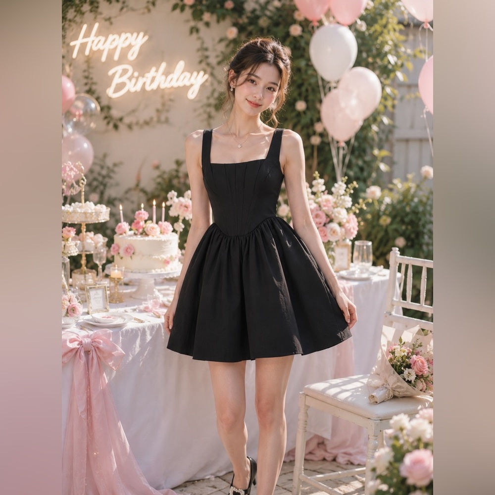 STAUD Landscape Dress